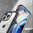 Case for iPhone 15 Pro, Armor Full Protect 360° to MagSafe, screen glass, black