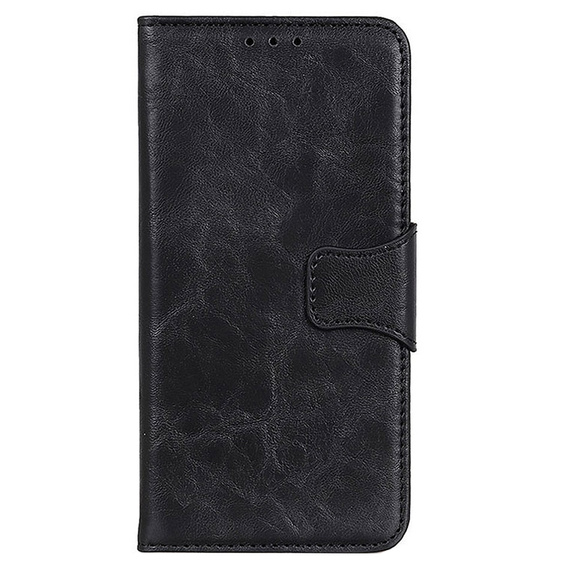 Flip case for Sony Xperia 10 III, Split Leather Wallet, black