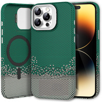 Case for iPhone 14 Pro Max, Frame Kickstand, for MagSafe, Sand Green