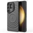 Case for Samsung Galaxy S25 Ultra, Ripple Kickstand, for MagSafe, black