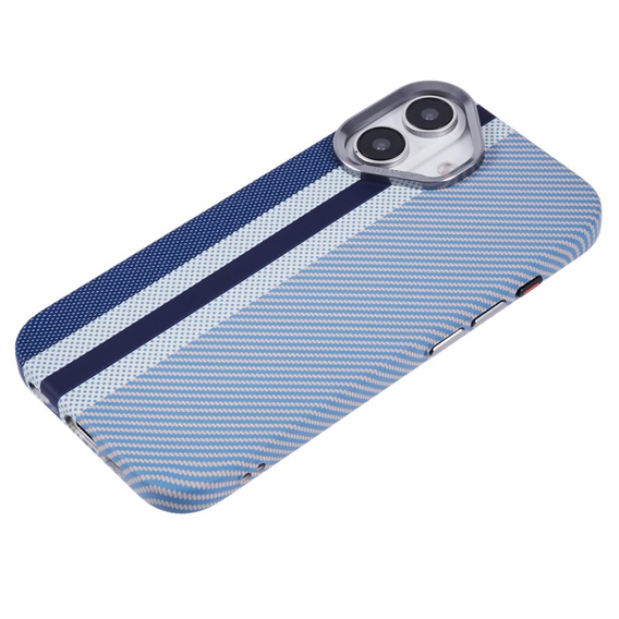 MagSafe's iPhone 16 Case, Carbon Fiber, blue
