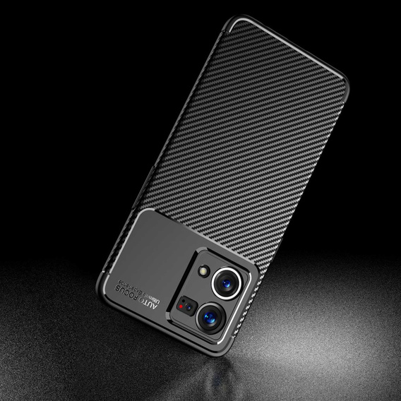 Case for Oppo Reno7 4G, Carbon Gel, black