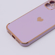 Case for Apple iPhone 11, Electro heart, purple