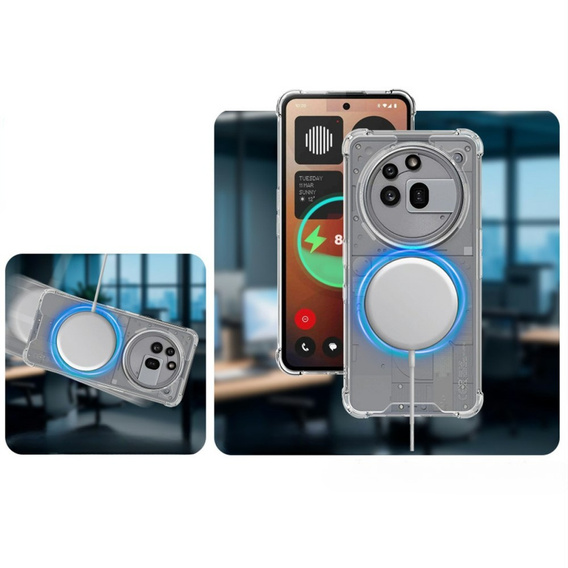 IMAK case for Nothing Phone 3a Pro, Dropproof, transparent