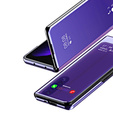 Case for Samsung Galaxy Z Fold3 5G, Clear View, purple