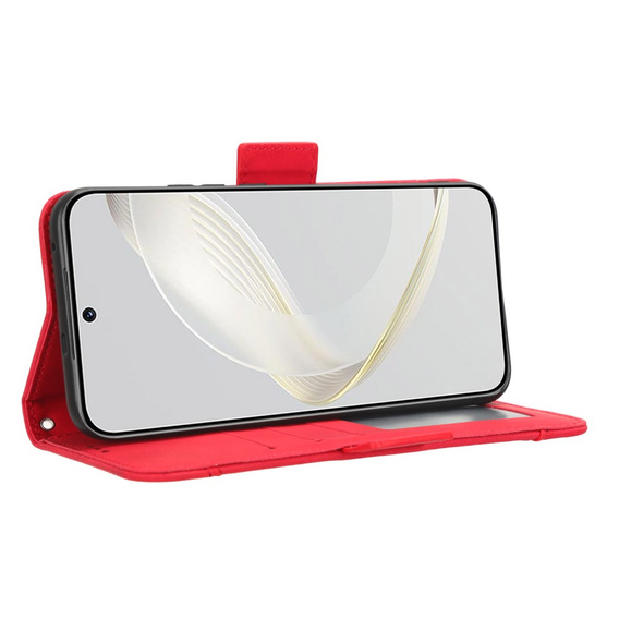 Flip case for Huawei Nova 11 Pro, Card Slot, red