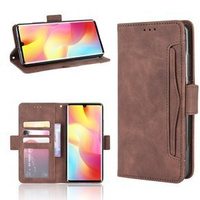 Flip case for Xiaomi Mi Note 10 Lite, Card Slot, brown