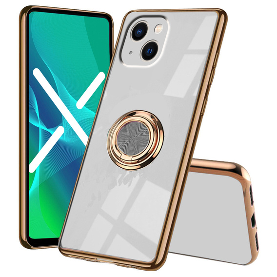 Case for iPhone 14, Electro Ring, white