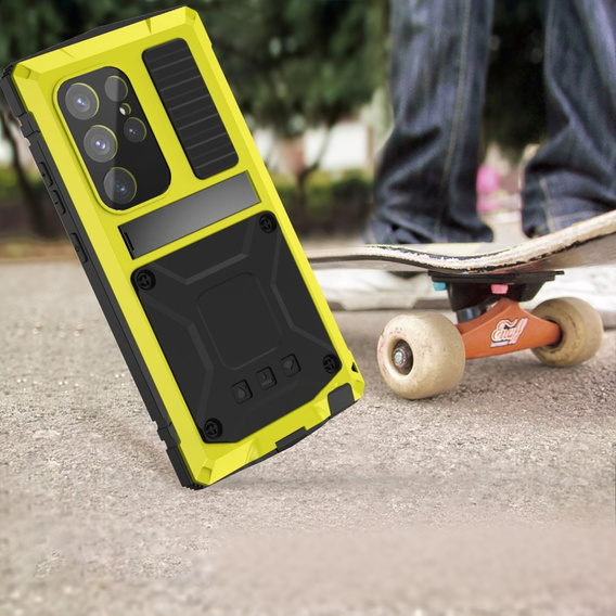 Armored case for Samsung Galaxy S25 Ultra, R-JUST, yellow