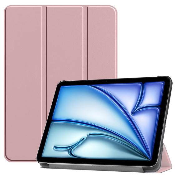 Case for iPad Air 13" 2025/2024 (7/6 gen.), Smartcase, pink rose gold