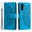 Flip case for Samsung Galaxy A34 5G, Mandala, blue
