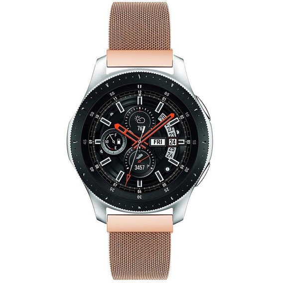Milanese bracelet 22mm for Samsung Galaxy Watch 46mm - Rose Gold
