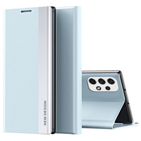 Flip case for Samsung Galaxy A33 5G, Side Magnetic, light blue