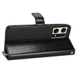 Flip case for Oppo Reno7 4G, Crazy Horse Wallet, black