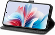 Flip case for Oppo Reno 11F 5G, Mandala, black