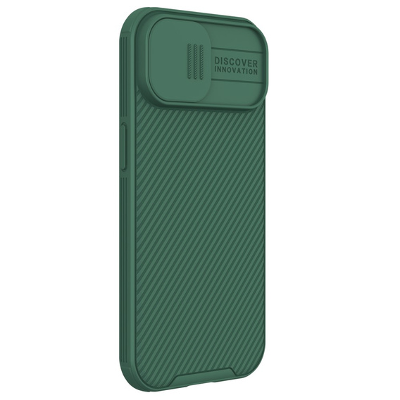 Nillkin Armored Case for iPhone 15 Plus, CamShield Pro, Green