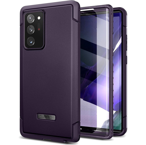 Case for Samsung Galaxy Note 20 Ultra, Suritch Basic (Two Frames), purple