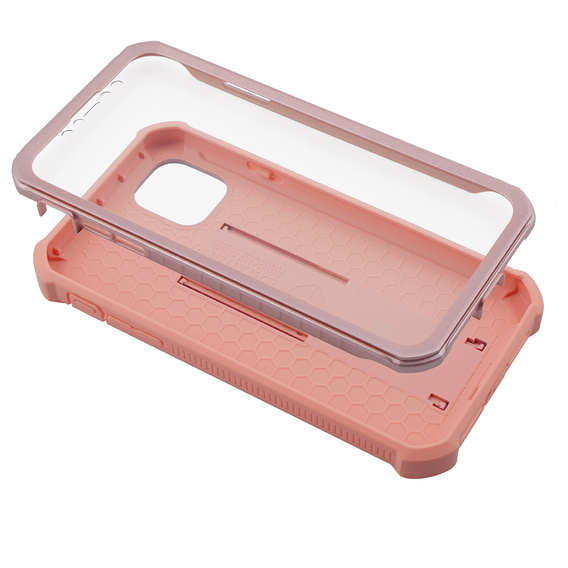 Armored case for iPhone 11, Dexnor Full Body, pink rose gold