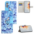 Flip case for Samsung Galaxy M15 5G, Wallet, Flower and Butterfly