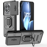 Case for OnePlus 13R, KickStand Camera Lens, black