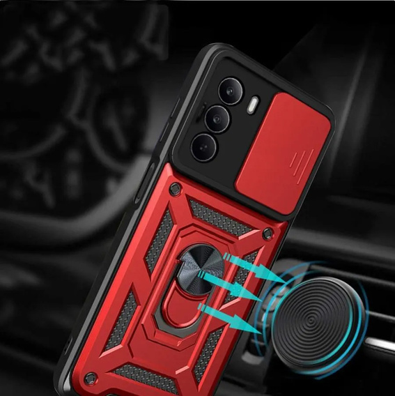 Case for Realme C71, CamShield Slide, red