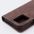 Flip case for Motorola Moto G54 5G, Card Slot, brown
