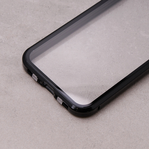 Case for iPhone 11, Magnetic Dual Glass, black