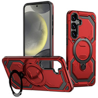 Magnetic case with stand for Samsung Galaxy A57 5G, red