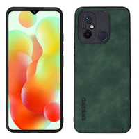 Case for Xiaomi Redmi 12C, ERBORD Business, with metal plate for car mounts, green