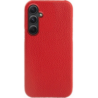 Leather case for Samsung Galaxy A54, Genuine Leather, red