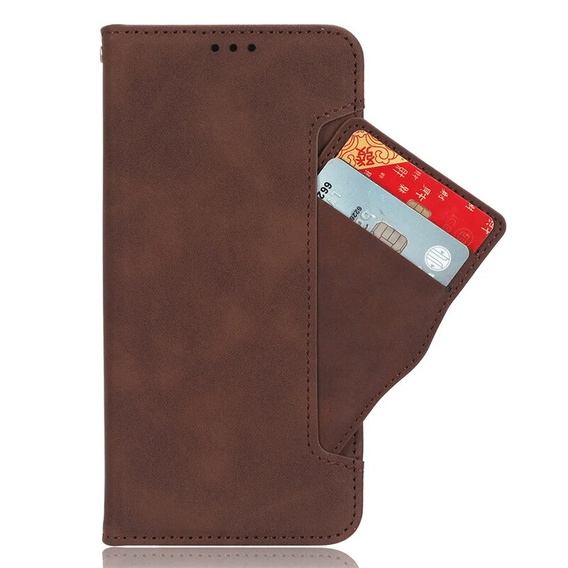 Flip case for Motorola Edge 50 Neo / Motorola ThinkPhone 25, Card Slot, brown