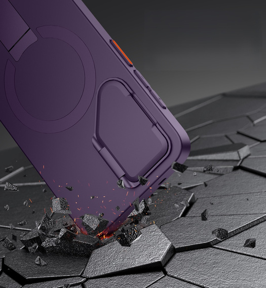 Case for Samsung Galaxy S25+ Plus, Suritch Shockproof, for MagSafe, purple