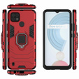 Case for Realme C21, Kickstand Ring, red
