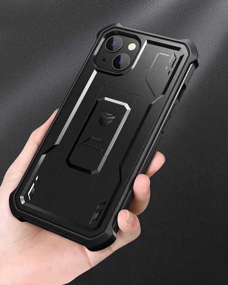Armored case for iPhone 13 / 14, Dexnor Full Body, black