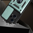 Case for Xiaomi Poco F5, CamShield Slide, green