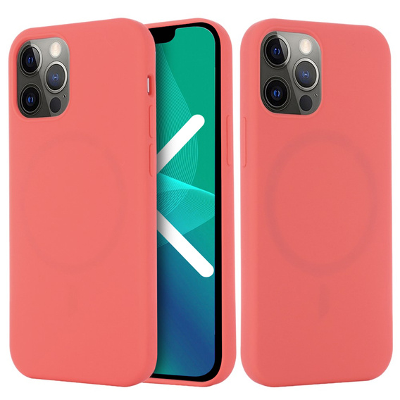 Case for iPhone 13 Pro, Silicone MagSafe, pink