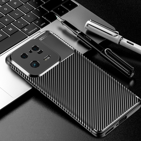 Case for Xiaomi 13 Pro, Carbon Gel, black