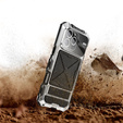 Armored case for iPhone 16 Pro, R-JUST, silver