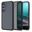 Spigen case for Samsung Galaxy S25, Ultra Hybrid, black / matte + 9H Tempered Glass
