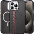 MagSafe's iPhone 15 Pro Max Case, Carbon Fiber, black