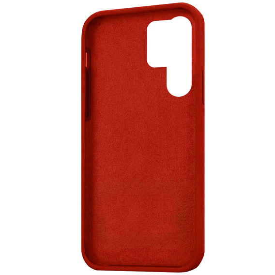 Case for Samsung Galaxy S22 Ultra 5G, Silicone Lite, red