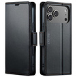 Glossy Litchi wallet case for iPhone 17 Pro Max