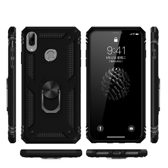 Armor Case for Huawei P20 Lite, Nox Case Ring, black