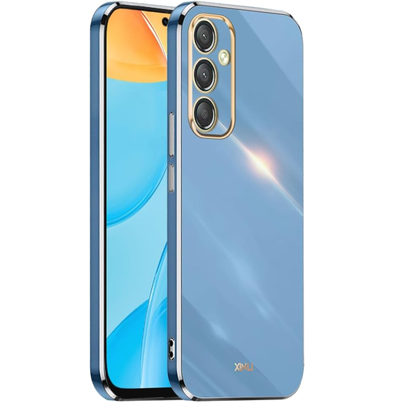 Case for Samsung Galaxy A55 5G, Glamour CamShield, blue