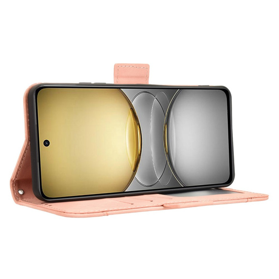 Flip case for Realme 14X / Realme C75, Card Slot, pink