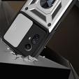 Case for Xiaomi Redmi Note 12S 4G, CamShield Slide, silver