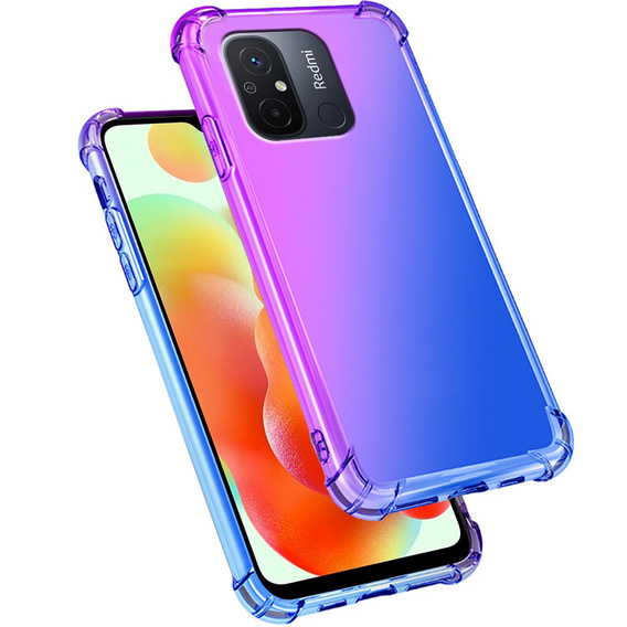 Case for Xiaomi Redmi 12C, Gradient Dropproof, Purple / blue