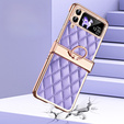 Case for Samsung Galaxy Z Flip 4 5G, Rhombus Grid