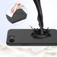 Case for iPhone 16e, Silicone MagSafe, black