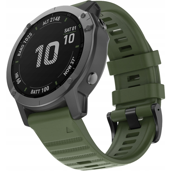 QuickFit Silicone Strap for Garmin Fenix 26mm